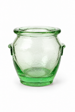 Load image into Gallery viewer, Glasskrukke med grønnskjær

