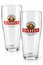 Load image into Gallery viewer, Dahls ølglass – rød logo
