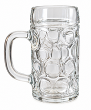 Load image into Gallery viewer, Ølkrus i glass – 0,5 liter
