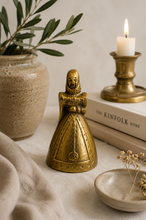 Load image into Gallery viewer, Vintage messingbjelle – massiv messing
